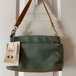 Divina Firenze Italian Leather Crossbody Bag